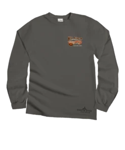 Volcano Brew - Crater Dyed® Long Sleeve Crewneck T-Shirt -Crazy Shirts Sale Store 1010019 1A