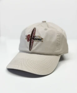 Hibiscus Surf - Stone Twill Hat