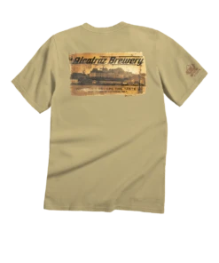 Alcatraz Brewery - Beer Dyed Short Sleeve Crewneck T-Shirt