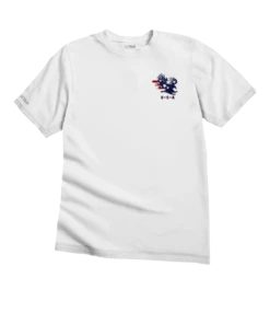 American Pride - White Short Sleeve Crewneck T-Shirt -Crazy Shirts Sale Store 1018879 2A 92181419 59d5 47f1 8070 f9044d03f965