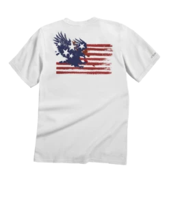 American Pride - White Short Sleeve Crewneck T-Shirt
