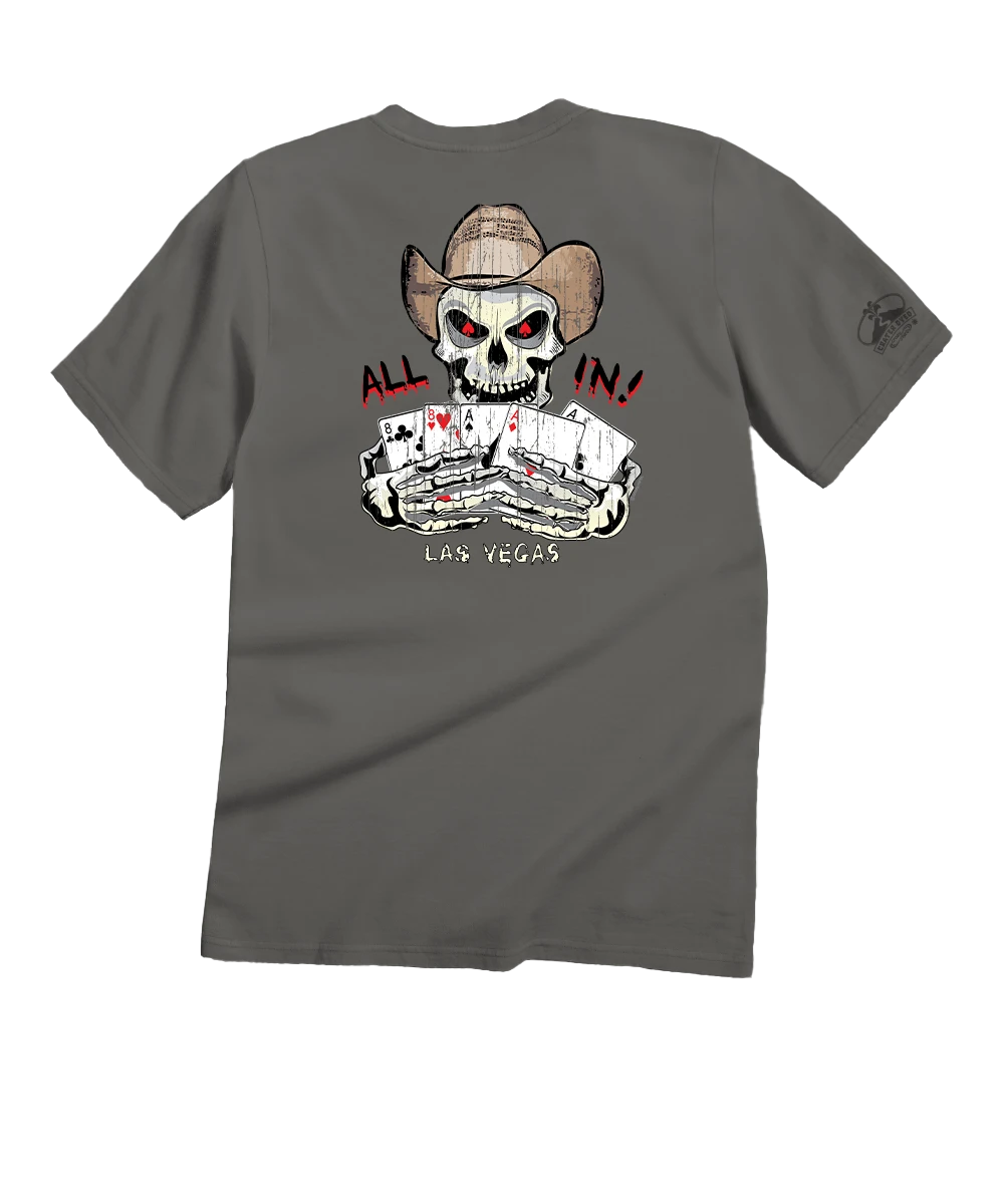 Dead Mans Hand - Crater Dyed® Short Sleeve Crewneck T-Shirt 1 Dead Mans Hand - Crater Dyed® Short Sleeve Crewneck T-Shirt