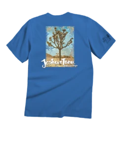 Weathered Joshua - Blue Hawaii Dyed Short Sleeve Crewneck T-Shirt