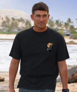 Black Rock - Black Short Sleeve Crewneck T-Shirt 6 Black Rock - Black Short Sleeve Crewneck T-Shirt -Crazy Shirts Sale Store 1025968 1A