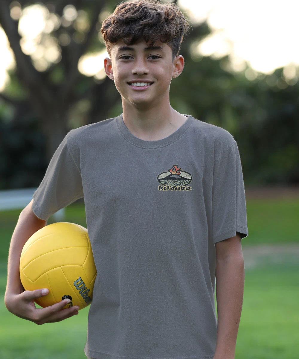 Kilauea Petro - Crater Dyed® Short Sleeve Crewneck T-Shirt 3 Kilauea Petro - Crater Dyed® Short Sleeve Crewneck T-Shirt - Image 3