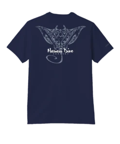 Tribal Dive - Indigo Short Sleeve Pima T-Shirt