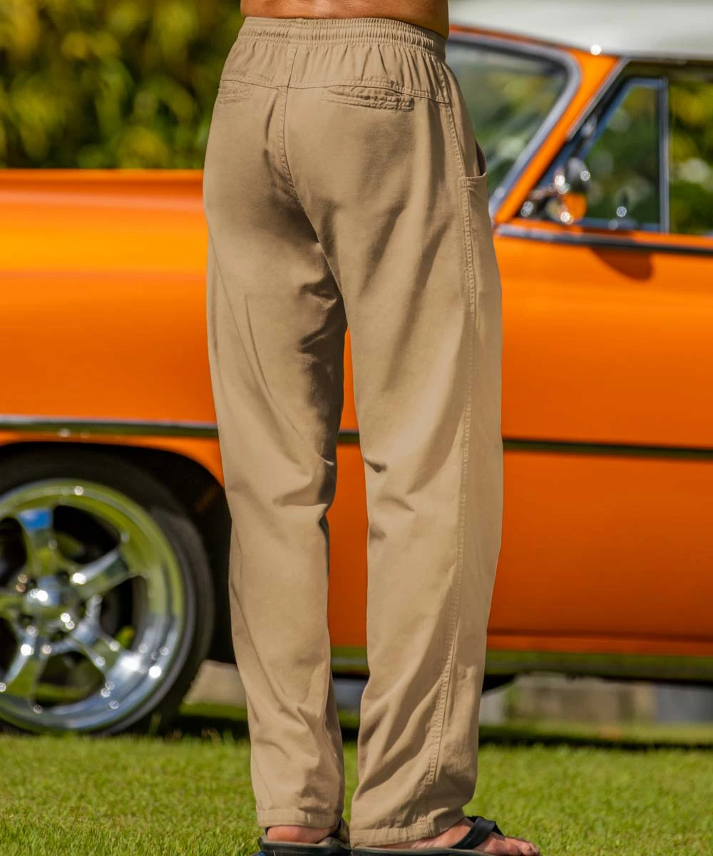 Kona Coffee Dyed Twill Pants 3 Kona Coffee Dyed Twill Pants - Image 3