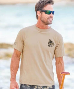 Marlin Of Hawaii - Kona Coffee Dyed Short Sleeve Crewneck T-Shirt 6 Marlin Of Hawaii - Kona Coffee Dyed Short Sleeve Crewneck T-Shirt -Crazy Shirts Sale Store 19cc35ffee41a44611ab84361ef6c5e1