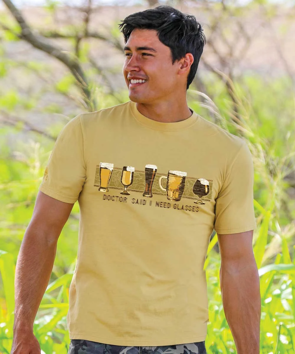 Band Of Brews - Beer Dyed Short Sleeve Crewneck T-Shirt 2 Band Of Brews - Beer Dyed Short Sleeve Crewneck T-Shirt - Image 2