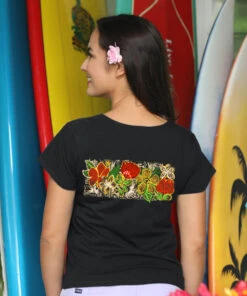 Pua Aina Band - Black Short Sleeve Scoop Neck T-Shirt -Crazy Shirts Sale Store 1f80953d690fa860aca482f3b92c2632