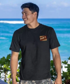 Dads Taxi - Black Short Sleeve Crewneck T-Shirt -Crazy Shirts Sale Store 2002022 1A