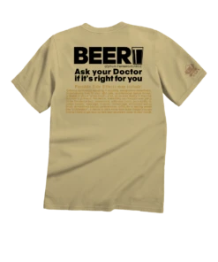 Beer RX - Beer Dyed Short Sleeve Crewneck T-Shirt