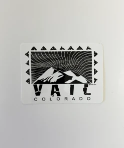 Wood Cut Vail - Sticker