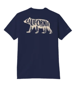 Forest Bear - Indigo Short Sleeve Pima T-Shirt