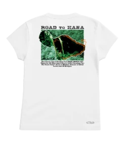 Crazy Road To Hana - White Short Sleeve Crewneck T-Shirt