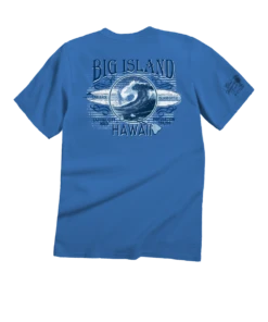 Big Island Best - Blue Hawaii Dyed Short Sleeve Crewneck T-Shirt