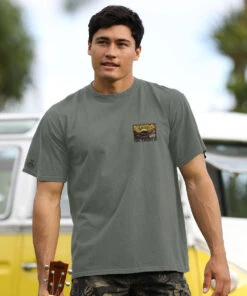 Haleakala Rising Sun - Crater Dyed® Short Sleeve Crewneck T-Shirt -Crazy Shirts Sale Store 2008618 1A 95213084 8c62 4de4 8ef9 1fc93fc03282