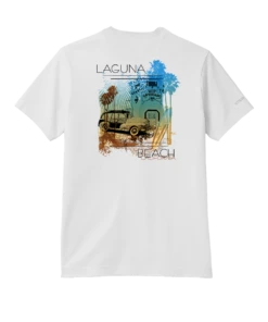 Shine On Laguna - White Short Sleeve Pima T-Shirt