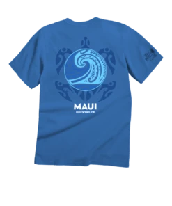 Maui Brewing Co New Big Swell - Blue Hawaii Dyed Short Sleeve Crewneck T-Shirt