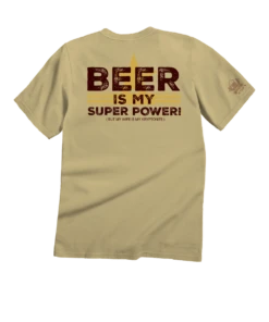 Beer Power - Beer Dyed Short Sleeve Crewneck T-Shirt