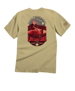 Lava Lake Beer - Beer Dyed Short Sleeve Crewneck T-Shirt