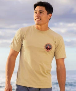 Lava Lake Beer - Beer Dyed Short Sleeve Crewneck T-Shirt -Crazy Shirts Sale Store 2010581 2A