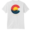 Colorado Moose - White Short Sleeve Pima T-Shirt