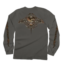 Maui Legend - Crater Dyed® Long Sleeve Crewneck T-Shirt