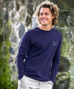 Tribal Dive - Indigo Long Sleeve Pima T-Shirt 6 Tribal Dive - Indigo Long Sleeve Pima T-Shirt -Crazy Shirts Sale Store 2011512 1A