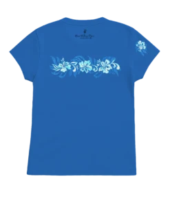 Oceania Stripe - Blue Hawaii Dyed Short Sleeve Crewneck T-Shirt -Crazy Shirts Sale Store 2011666 1A f660eee3 0b07 480d b848 cabf27105eeb