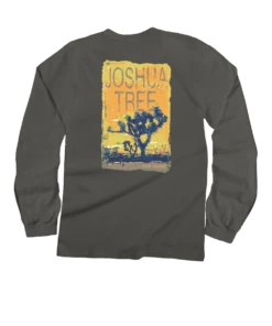 Painted Joshua - Crater Dyed® Long Sleeve Crewneck T-Shirt