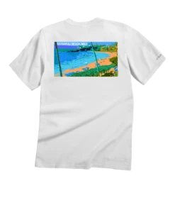 Kaanapali Beach - White Short Sleeve Crewneck T-Shirt
