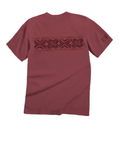 Tapa Band - Paradise Red Dyed Short Sleeve Crewneck T-Shirt 7 Tapa Band - Paradise Red Dyed Short Sleeve Crewneck T-Shirt -Crazy Shirts Sale Store 2011910 1A