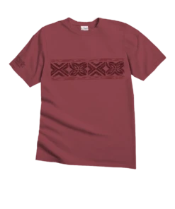 Tapa Band - Paradise Red Dyed Short Sleeve Crewneck T-Shirt