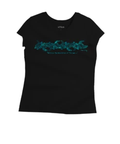 Wyland® Sea Turtle Band - Jet Black Short Sleeve Pima T-Shirt