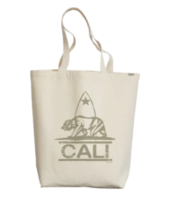 Cali Bear Mark - Natural Natural Weekend Tote