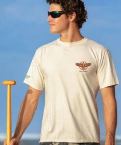 Desert Guardian - Coconut Dyed Short Sleeve Crewneck T-Shirt -Crazy Shirts Sale Store 2012040 1A