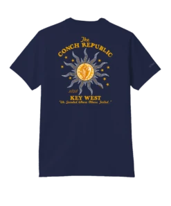 Key West Conch Republic - Indigo Short Sleeve Pima T-Shirt