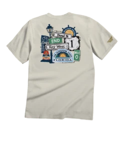 Key West Signs - Coconut Dyed Short Sleeve Crewneck T-Shirt