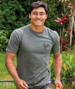 Conch Bird - Crater Dyed® Short Sleeve Crewneck T-Shirt -Crazy Shirts Sale Store 2012291 1A