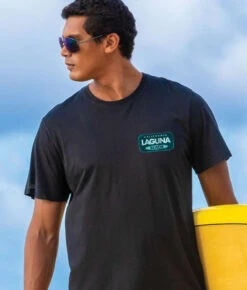 Laguna Beach Watch Tower - Jet Black Short Sleeve Pima T-Shirt 6 Laguna Beach Watch Tower - Jet Black Short Sleeve Pima T-Shirt -Crazy Shirts Sale Store 2012338 1A
