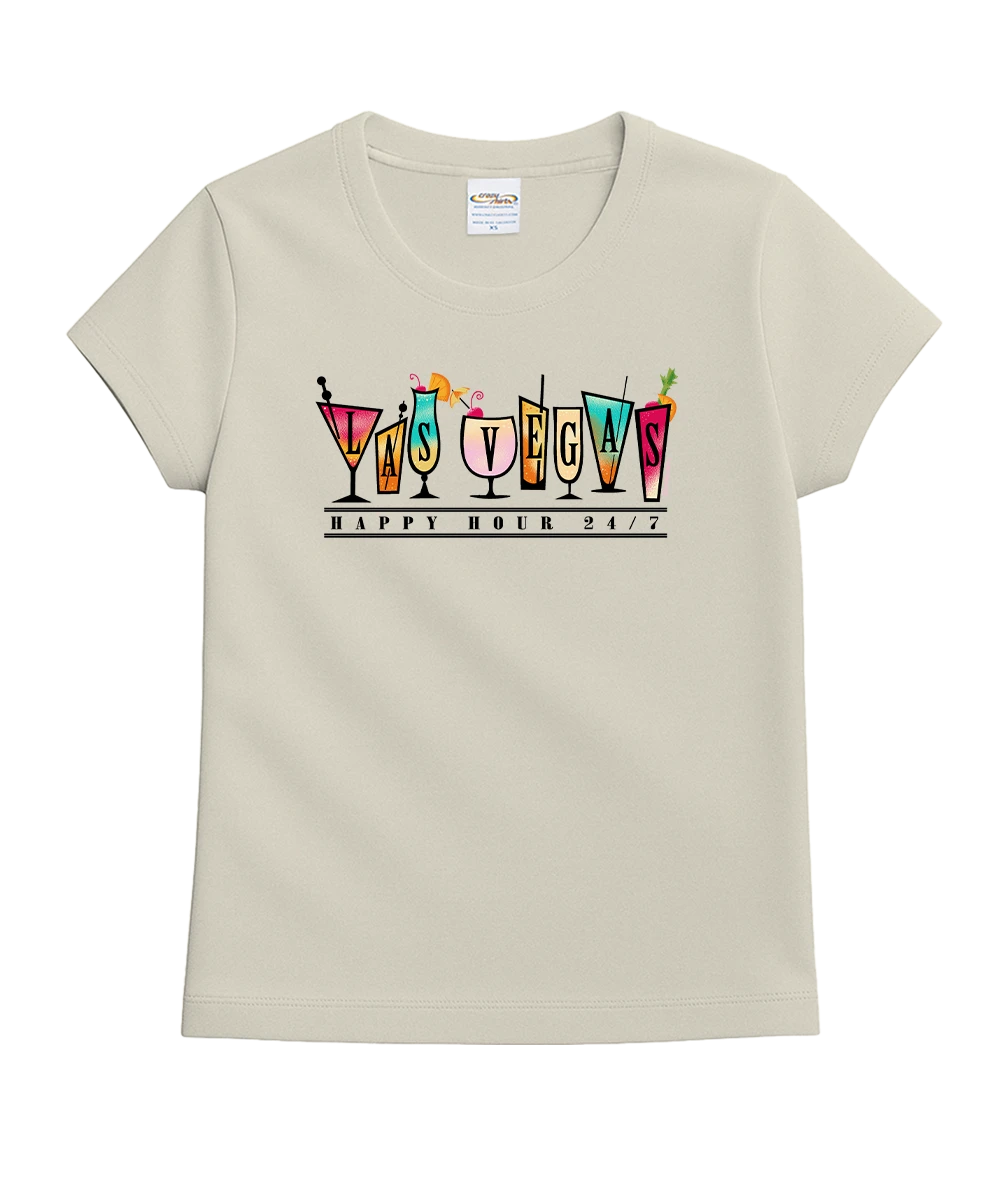 Happy Hour - Coconut Dyed Short Sleeve Crewneck T-Shirt 1 Happy Hour - Coconut Dyed Short Sleeve Crewneck T-Shirt