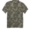 E Komo Mai - Tan Short Sleeve Hawaiian Polo Shirt