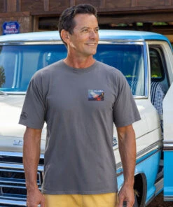 Kilauea - Crater Dyed® Short Sleeve Crewneck T-Shirt -Crazy Shirts Sale Store 2012445 1A