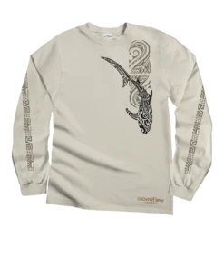 Mano Kaipo - Coconut Dyed Long Sleeve Crewneck T-Shirt