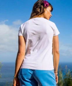 Hum Hibiscus - White Short Sleeve Crewneck T-Shirt -Crazy Shirts Sale Store 2012807 1A