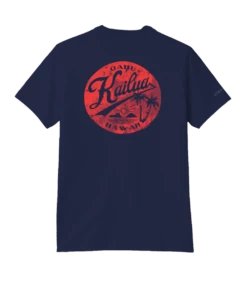 Around Kailua - Indigo Short Sleeve Pima T-Shirt