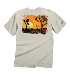 Joshua Tree Sun - Coconut Dyed Short Sleeve Crewneck T-Shirt