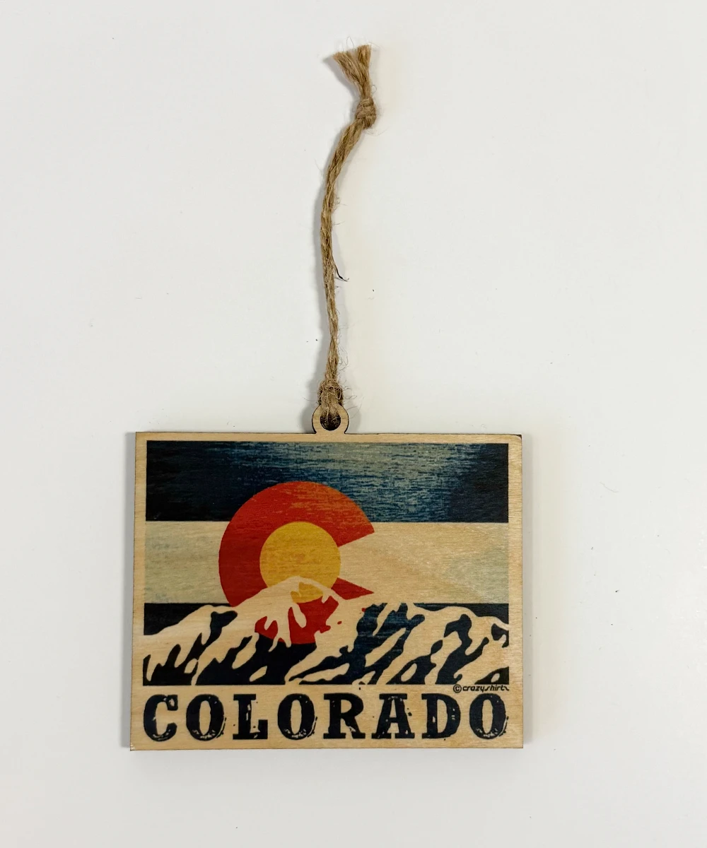 State Flag - Maplewood Ornament 1 State Flag - Maplewood Ornament