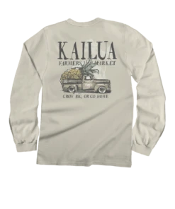 Pineapple Pickup - Coconut Dyed Long Sleeve Crewneck T-Shirt